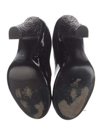 Tory Burch Patent Leather Printed Pumps