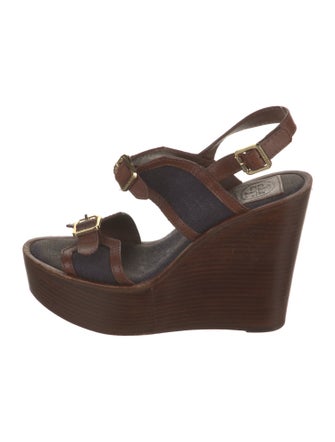 Tory Burch Canvas Slingback Sandals