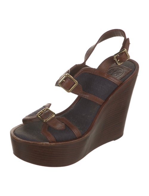 Tory Burch Canvas Slingback Sandals