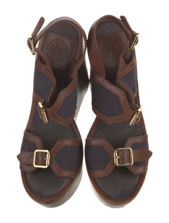 Tory Burch Canvas Slingback Sandals