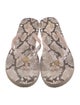 Tory Burch Rubber Animal Print Flip Flops