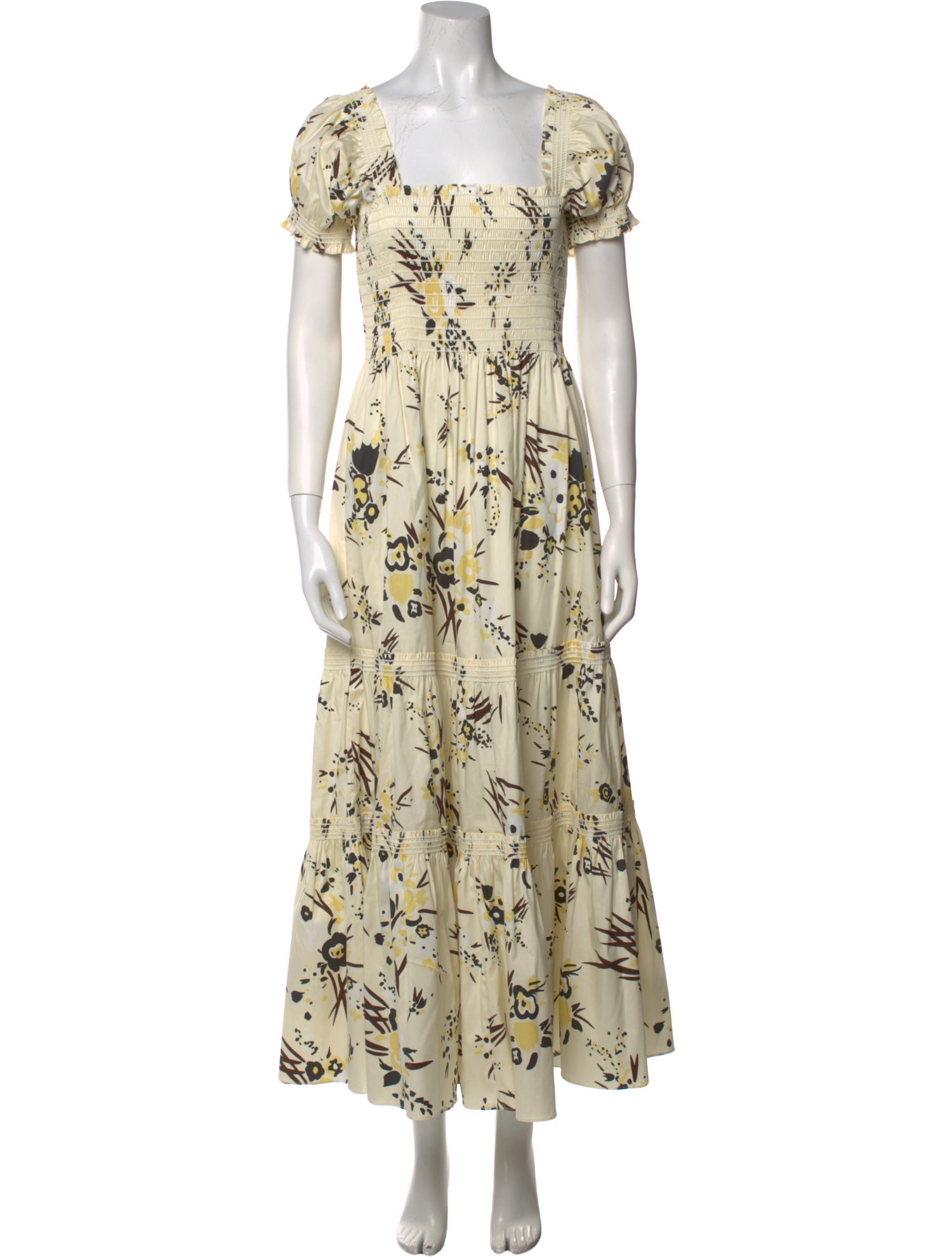 Tory Burch Floral Print Long Dress w/ Tags