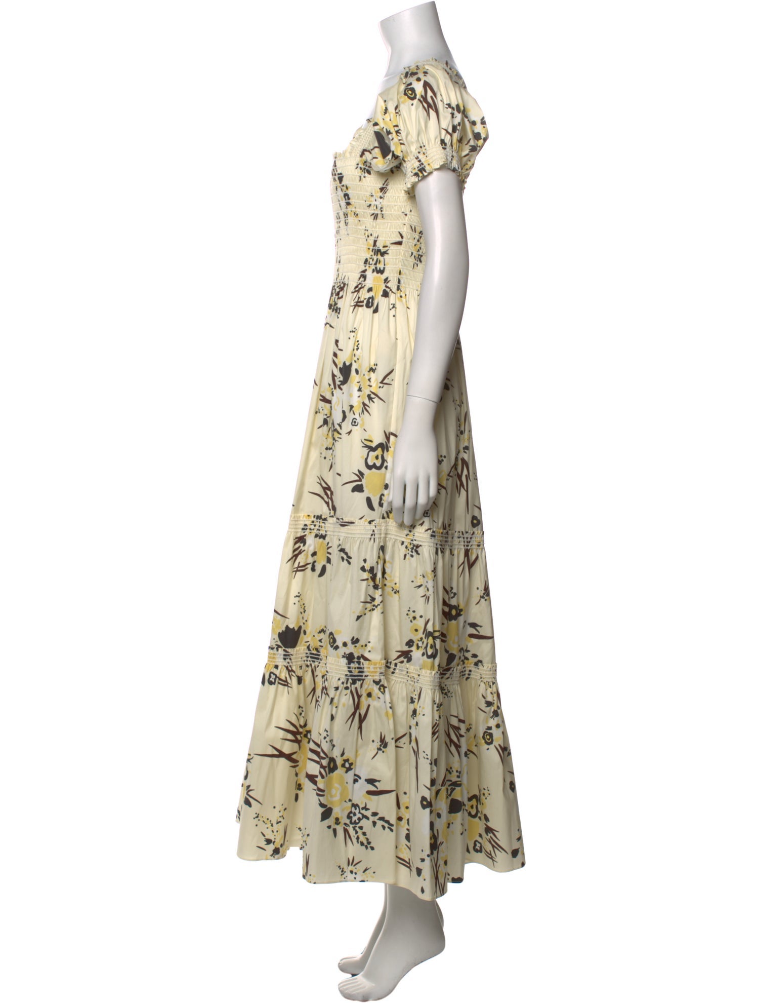 Tory Burch Floral Print Long Dress w/ Tags