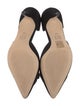 Tory Burch Suede Bow Accents D'Orsay Pumps