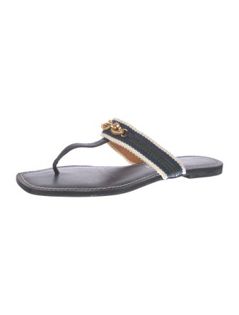 Tory Burch Leather Slides