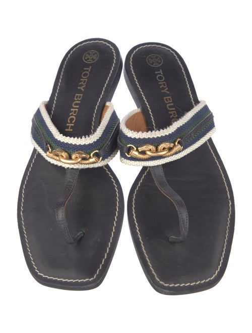 Tory Burch Leather Slides