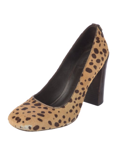 Tory Burch Ponyhair Animal Print Pumps