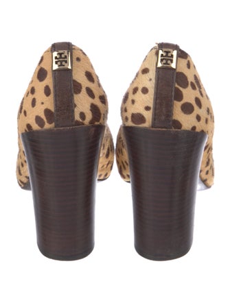 Tory Burch Ponyhair Animal Print Pumps