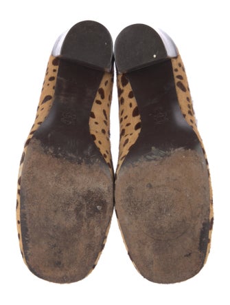 Tory Burch Ponyhair Animal Print Pumps