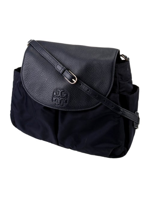 Tory Burch Leather-Trimmed Nylon Diaper Bag