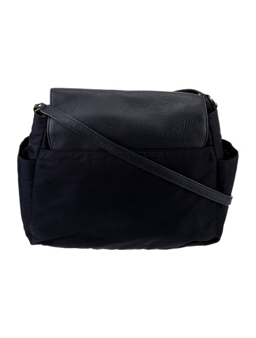 Tory Burch Leather-Trimmed Nylon Diaper Bag