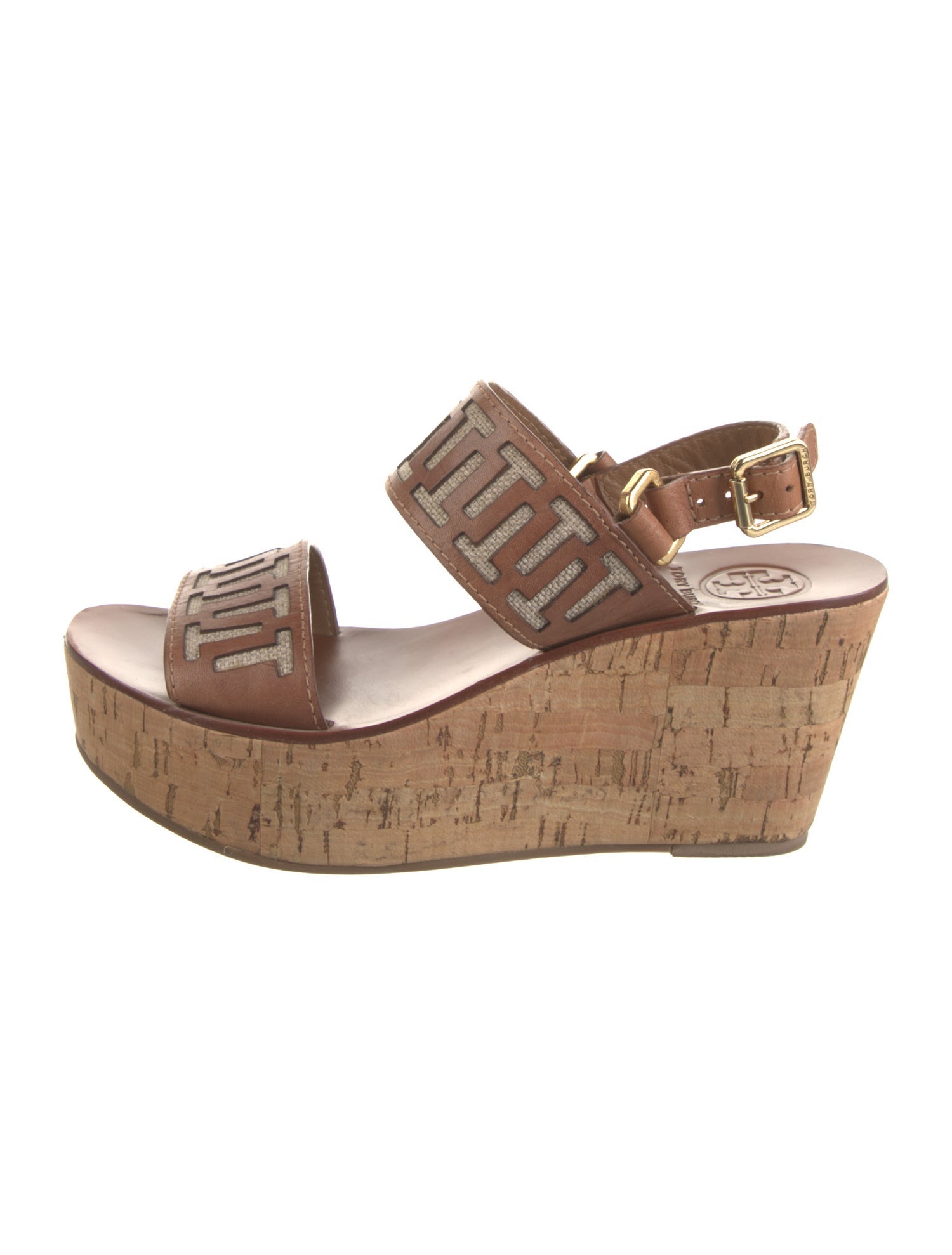 Tory Burch Leather Slingback Sandals