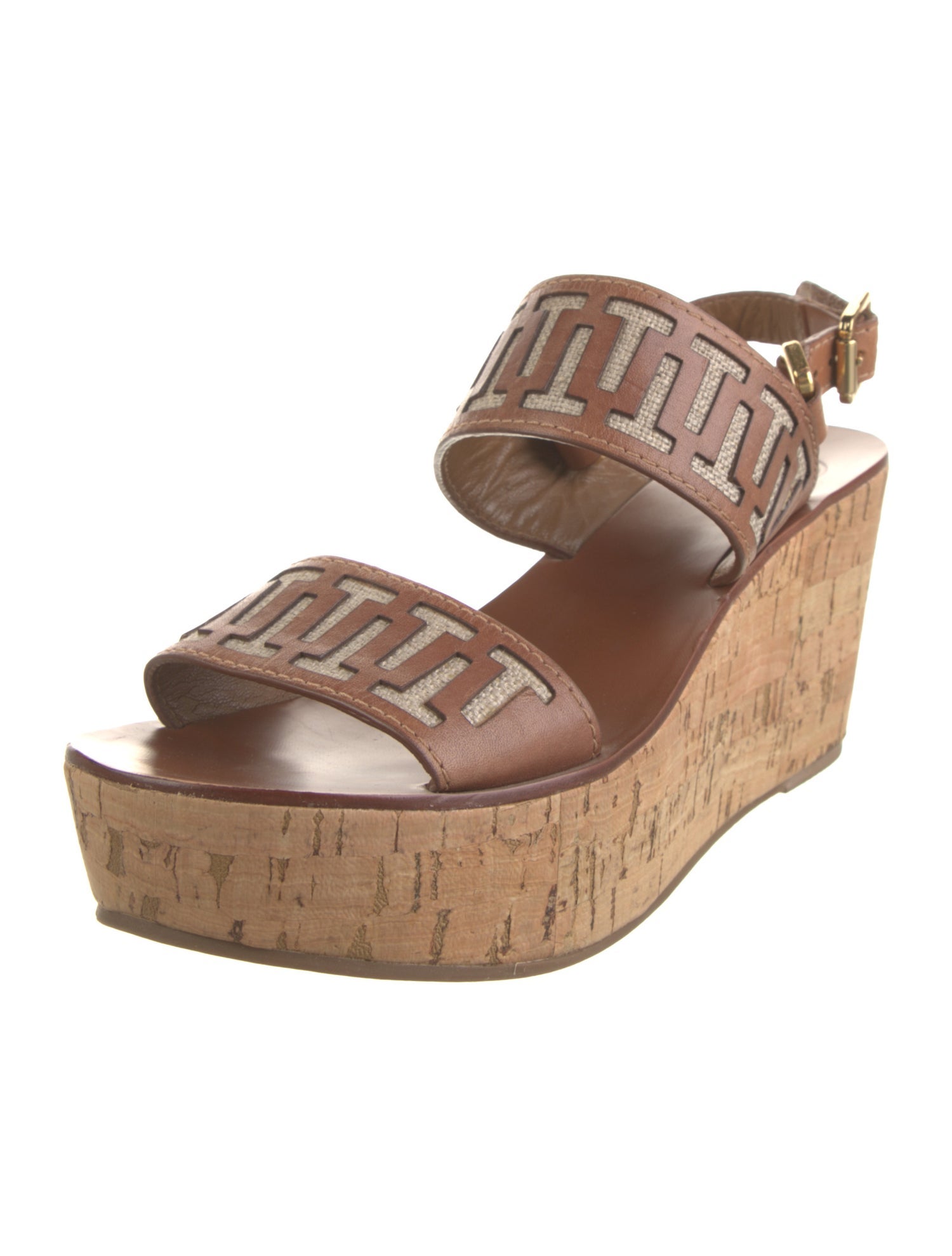 Tory Burch Leather Slingback Sandals