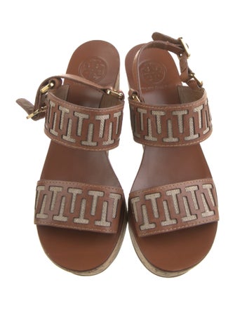Tory Burch Leather Slingback Sandals