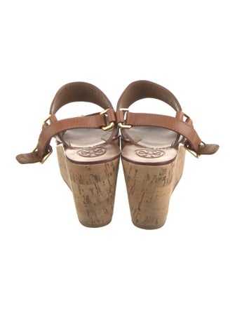 Tory Burch Leather Slingback Sandals