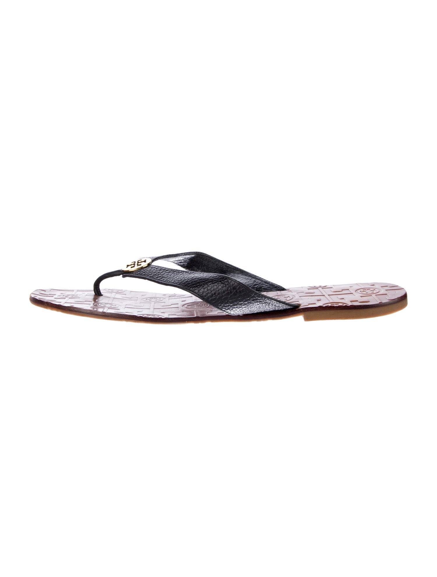 Tory Burch Leather Flip Flops