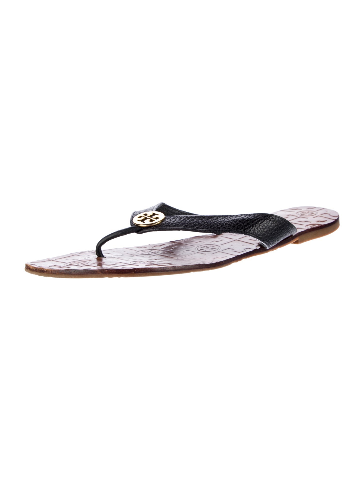 Tory Burch Leather Flip Flops