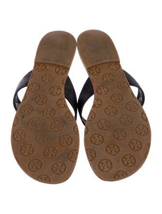 Tory Burch Leather Flip Flops