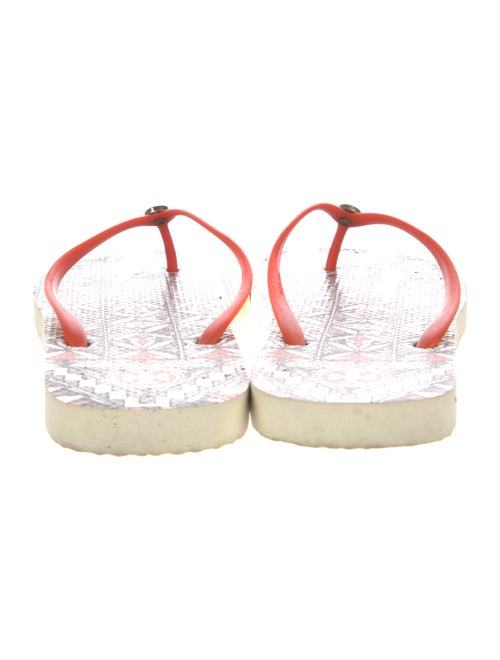Tory Burch Rubber Printed Flip Flops