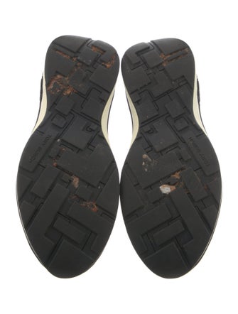 Tory Burch Leather Wedge Sneakers