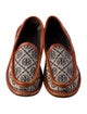 Tory Burch Canvas Graphic Print Loafers