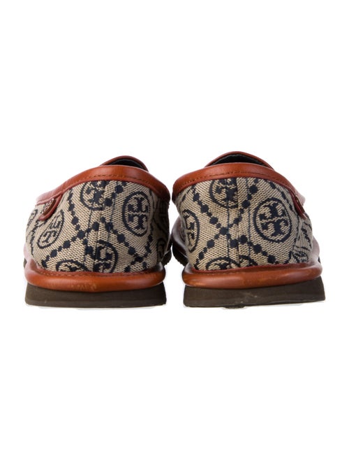 Tory Burch Canvas Graphic Print Loafers