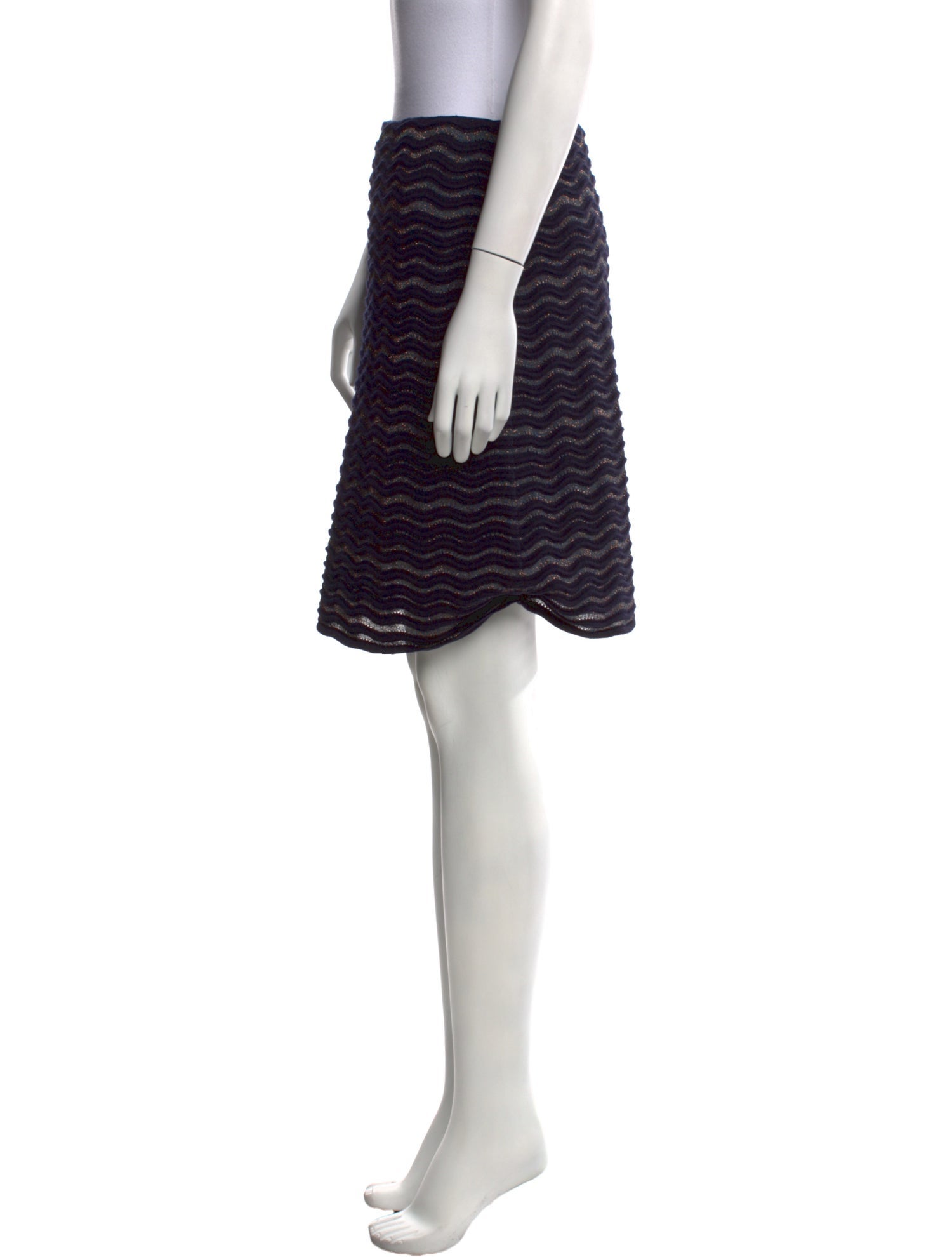 Tory Burch Merino Wool Mini Skirt