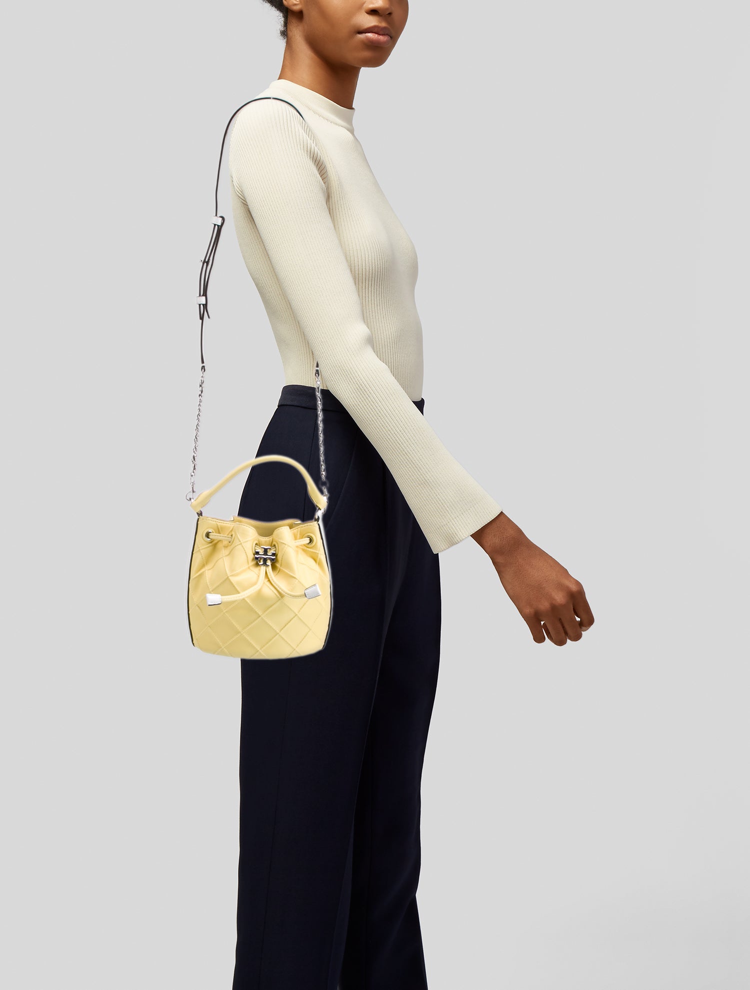 The Row Mini Leo Bucket Bag - Orange Bucket Bags, Handbags