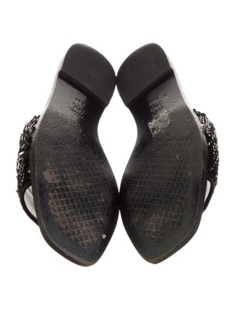 Tory Burch Sequins Sequin Embellishments Slides