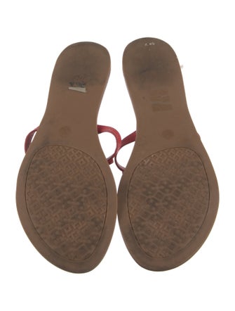 Tory Burch Leather Flip Flops