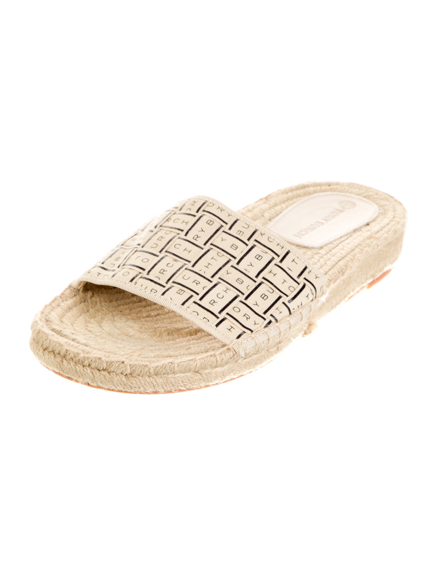 Tory Burch Printed Braided Accents Espadrilles