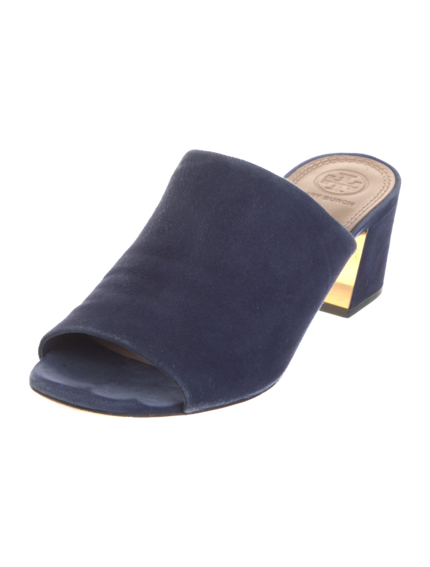 Tory Burch Suede Slides
