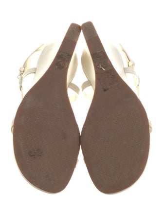 Tory Burch Leather T-Strap Sandals