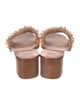 Tory Burch Leather Beaded Accents Slides