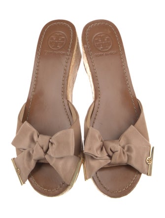 Tory Burch Bow Accents Slides
