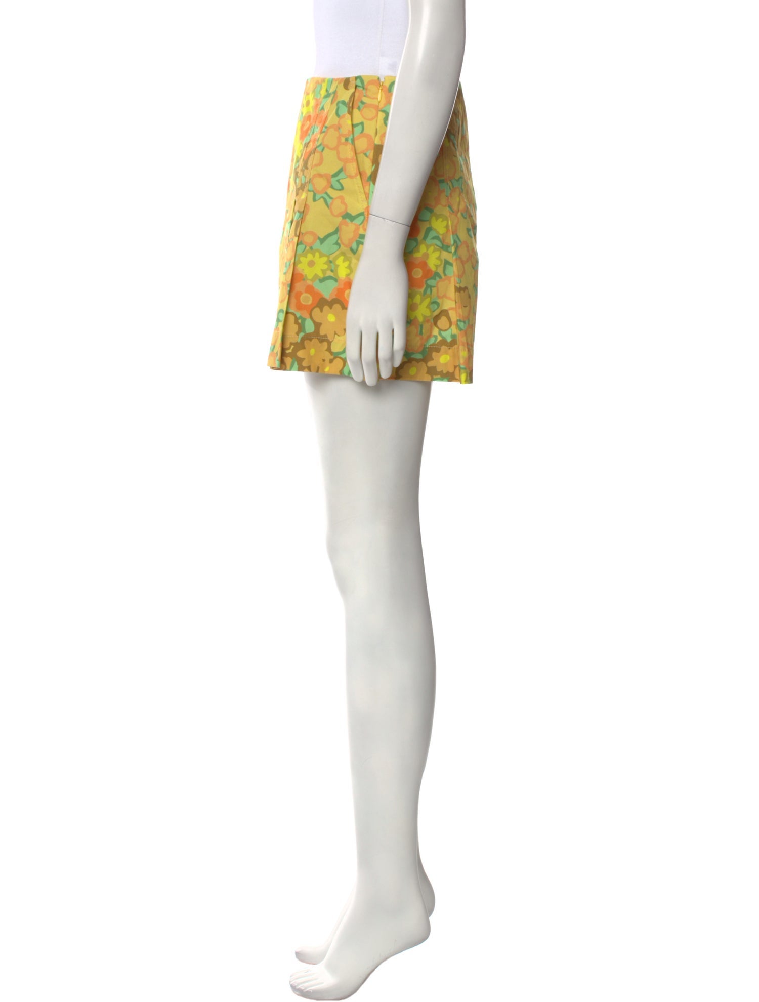 Tory Burch Floral Print Mini Shorts