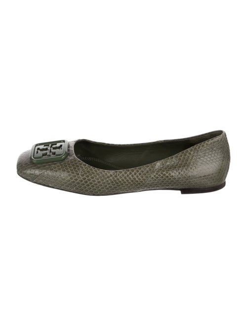 Tory Burch Snakeskin Ballet Flats