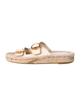 Tory Burch Leather Espadrilles