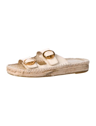 Tory Burch Leather Espadrilles