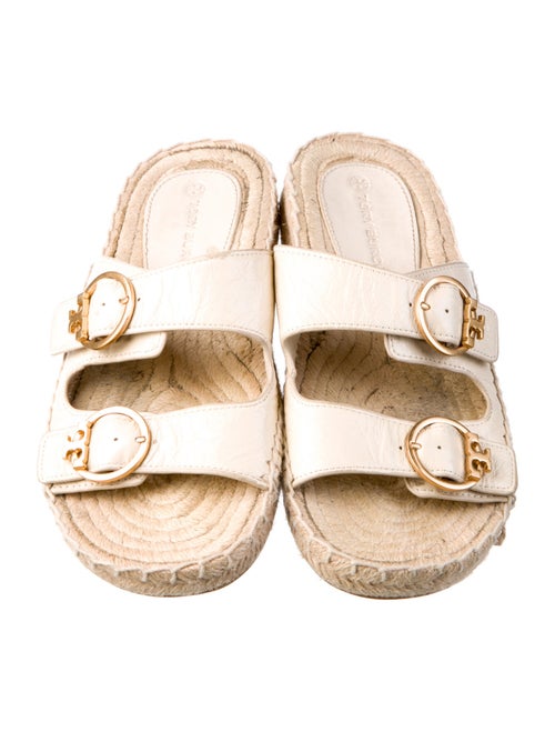 Tory Burch Leather Espadrilles