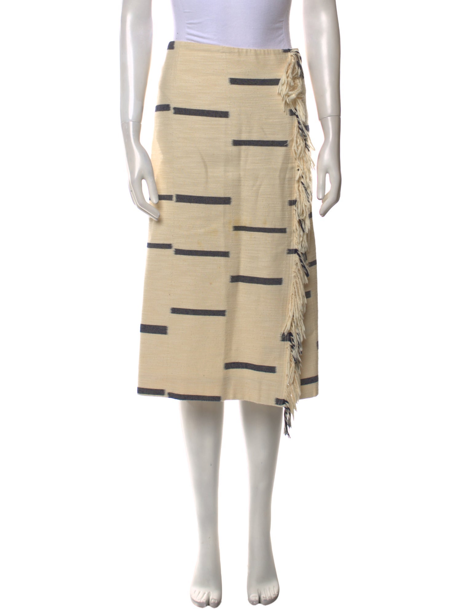 Tory Burch Striped Knee-Length Skirt