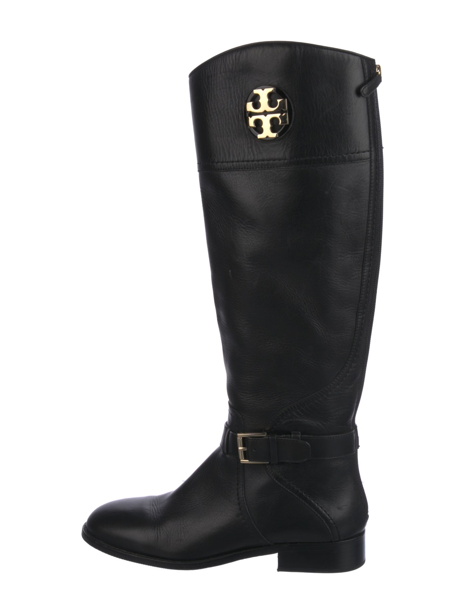 Tory Burch Leather Riding Boots
