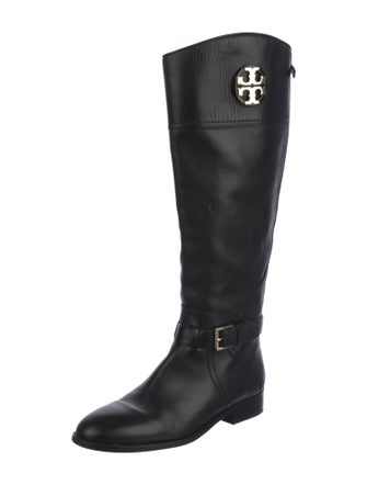 Tory Burch Leather Riding Boots