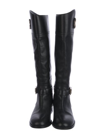 Tory Burch Leather Riding Boots