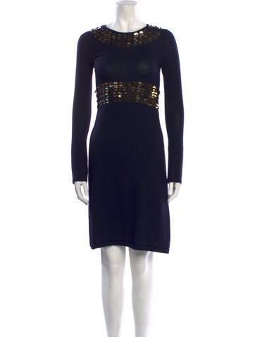 Tory Burch Dresses Wool Knee-Length Dress XS