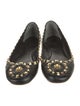 Tory Burch Leather Studded Accents Ballet Flats