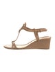 Tory Burch Leather T-Strap Sandals