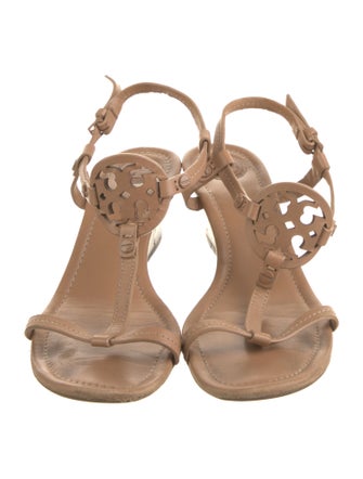 Tory Burch Leather T-Strap Sandals