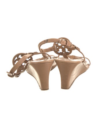 Tory Burch Leather T-Strap Sandals