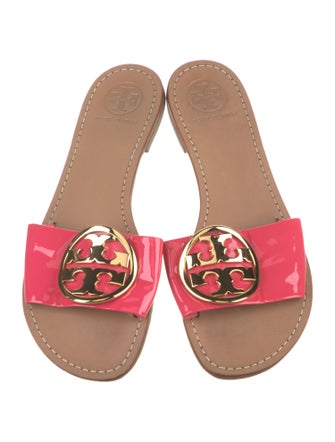Tory Burch Patent Leather Slides